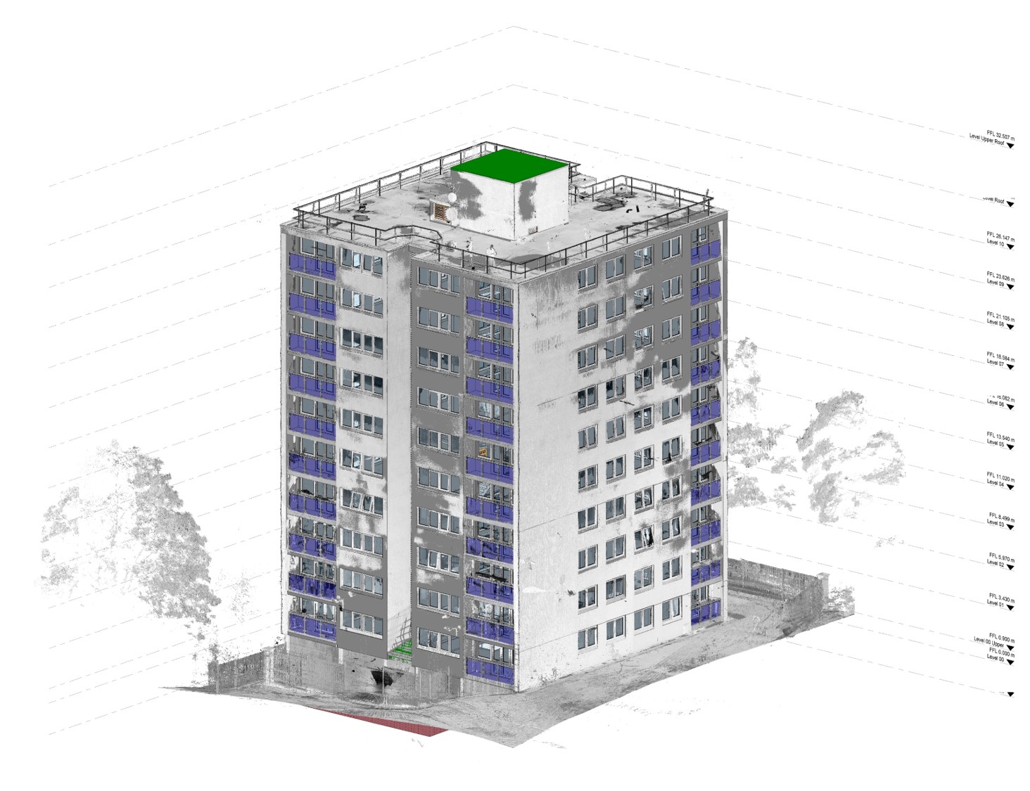 Croydon Drive, Manchester - 312 homes across 4 tower blocks that have achieved Gateway 2 approvals.