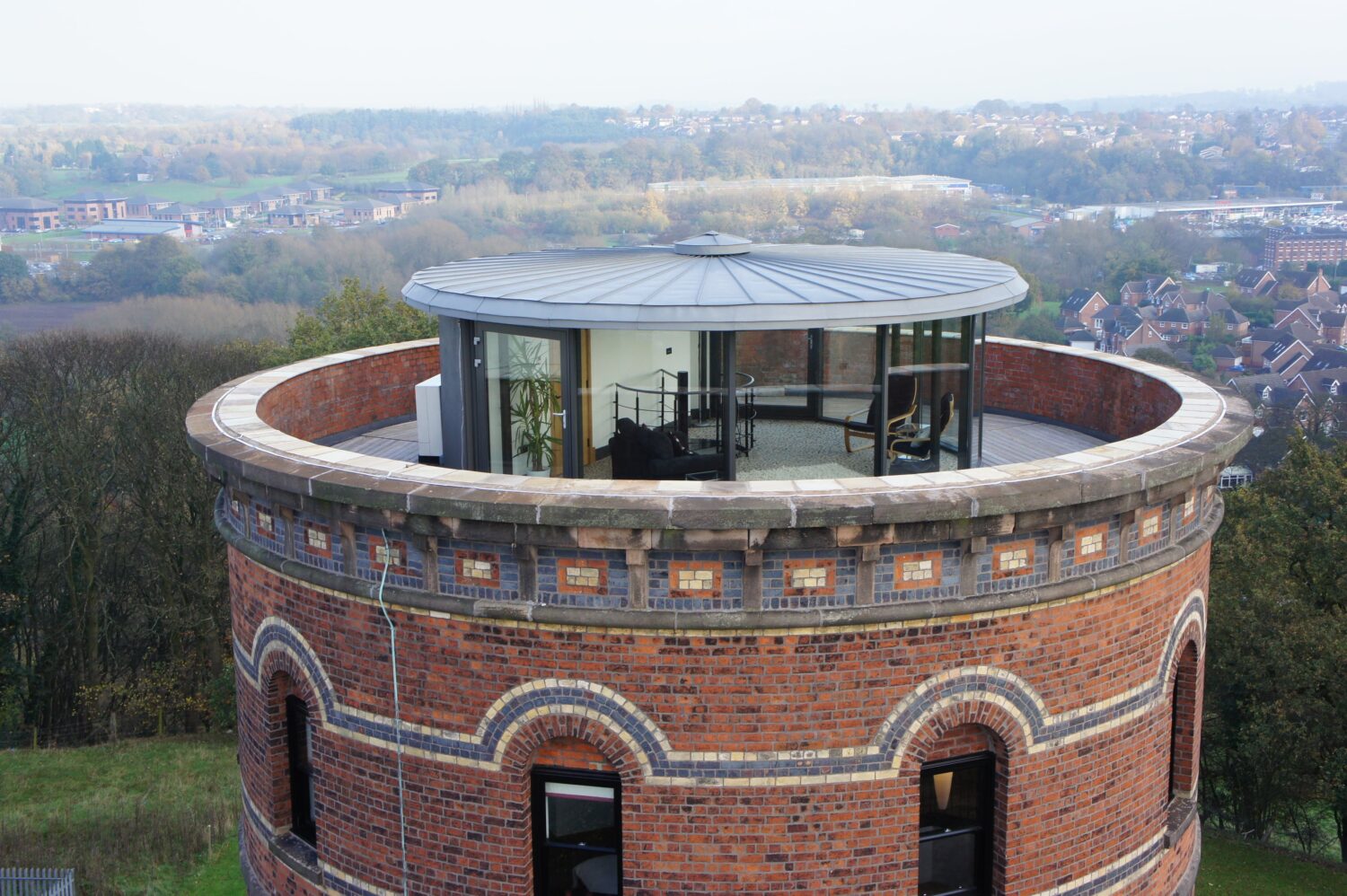 Congleton Water Tower - Restoration and repurposing of a Grade II Listed Water Tower into a family home.
