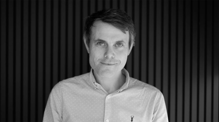 An image of Director Phil Hepworth at the AEW Architects office