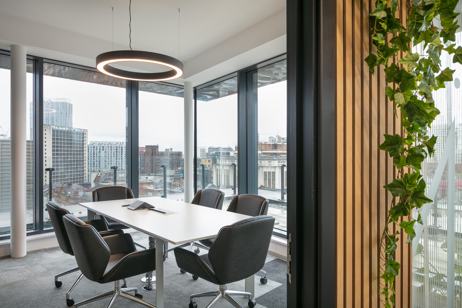 Light filled meeting room