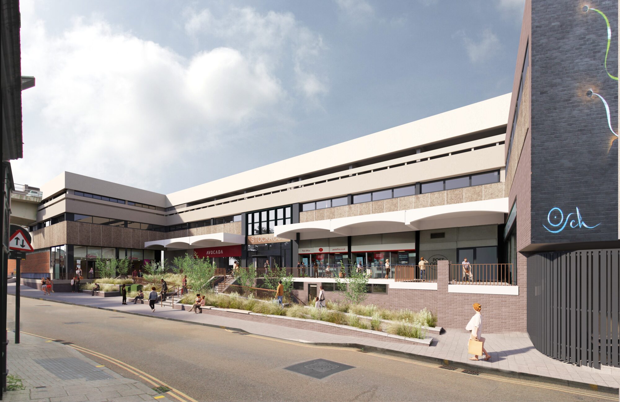 Great Underbank access to the Merseyway with StockRoom above