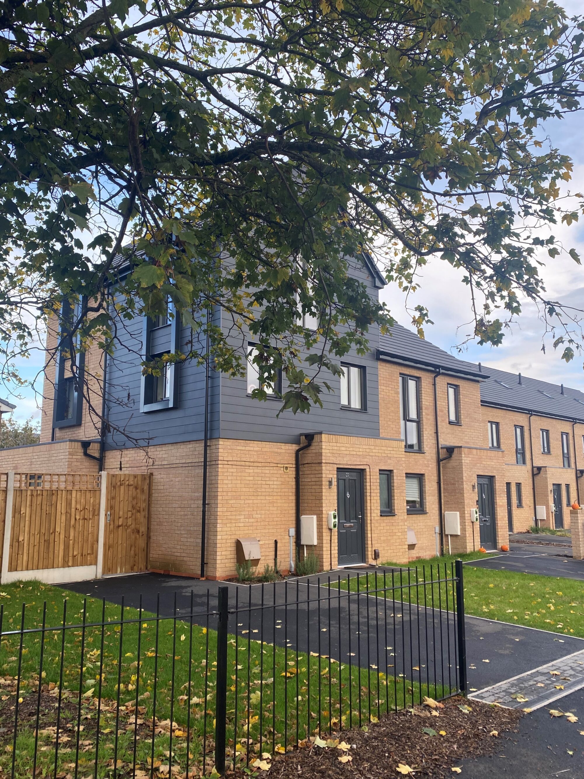 Completed homes in Phase 1