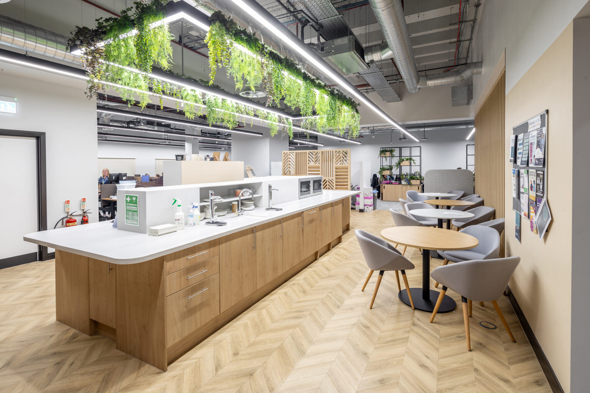 Kitchen space.