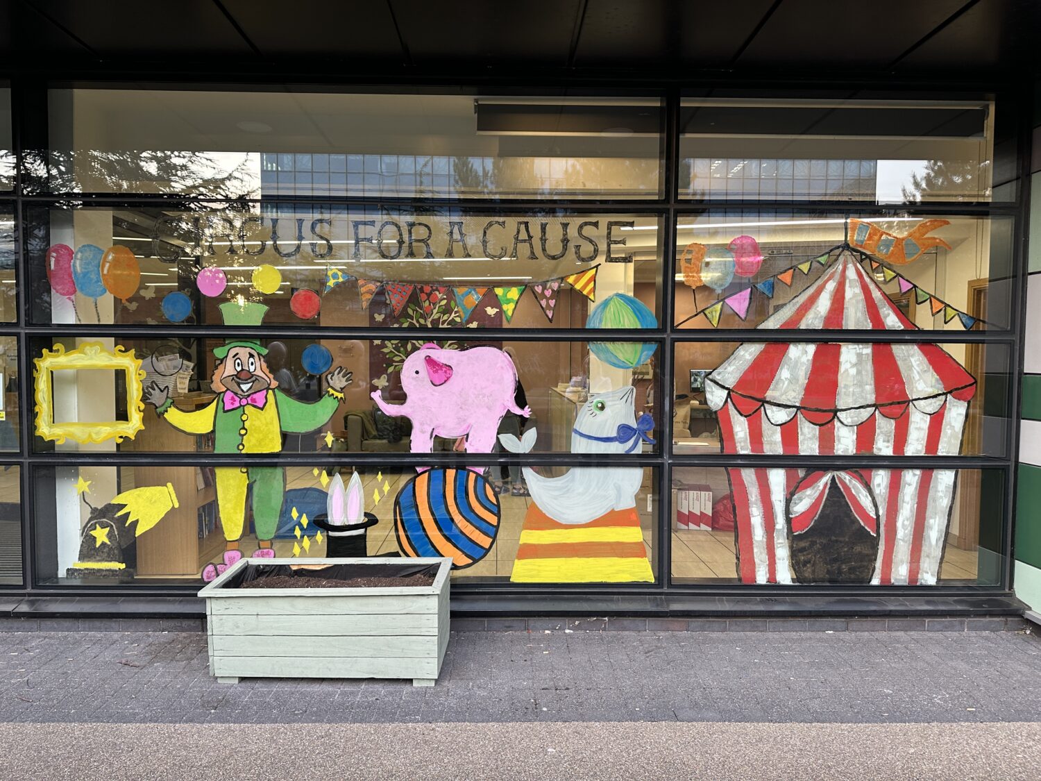 Window Painting for RMH Manchester's 13th Birthday